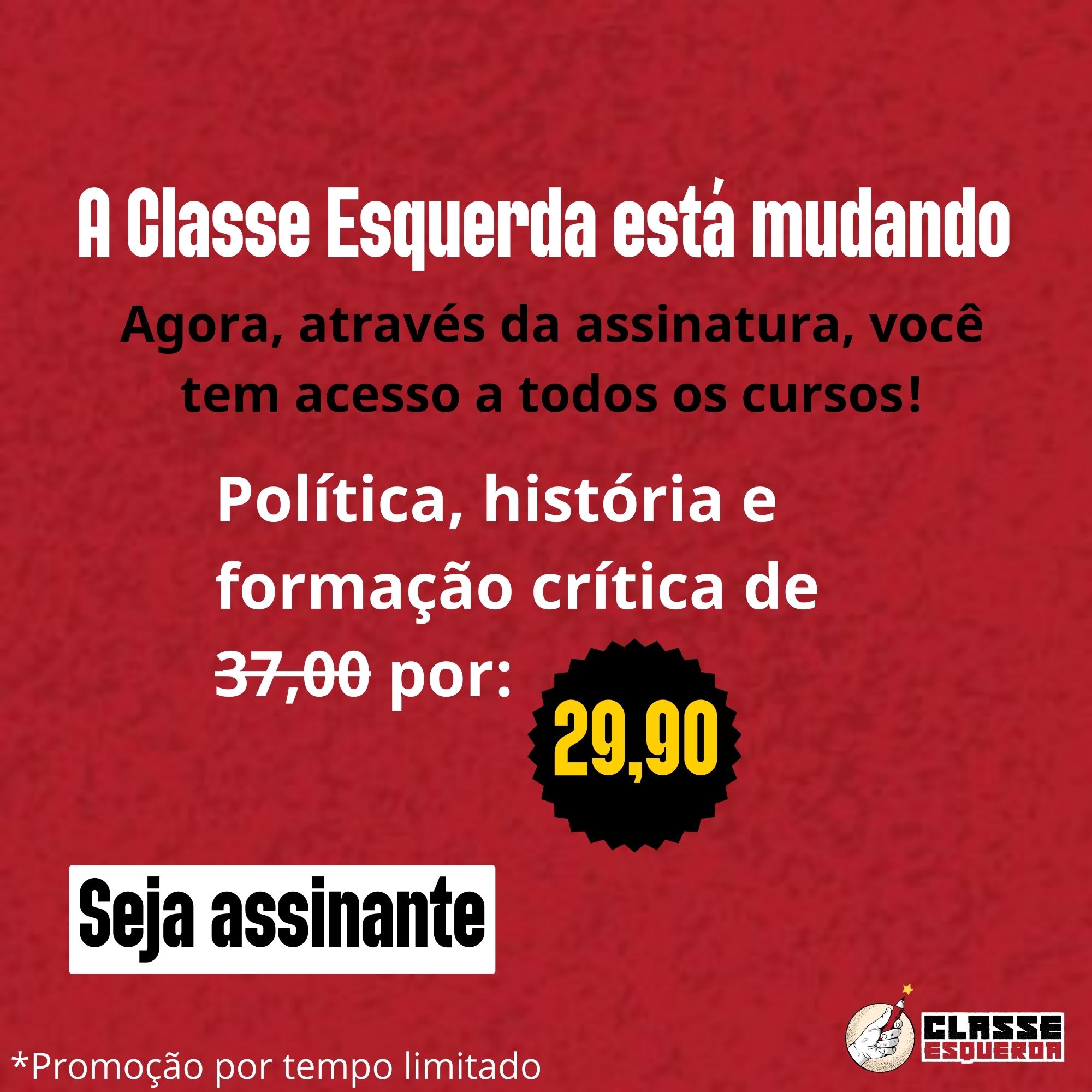Banner promoção de assinatura